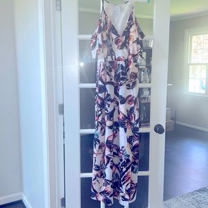 XL Bar III Cold Shoulder Maxi Dress